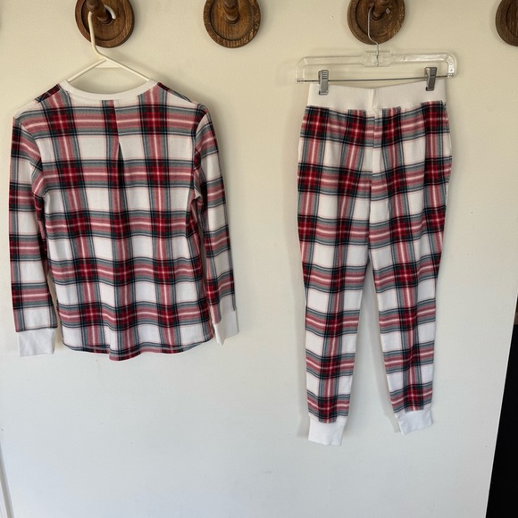 Stars above plaid thermal long John pajama set size XS - Picture 8 of 8